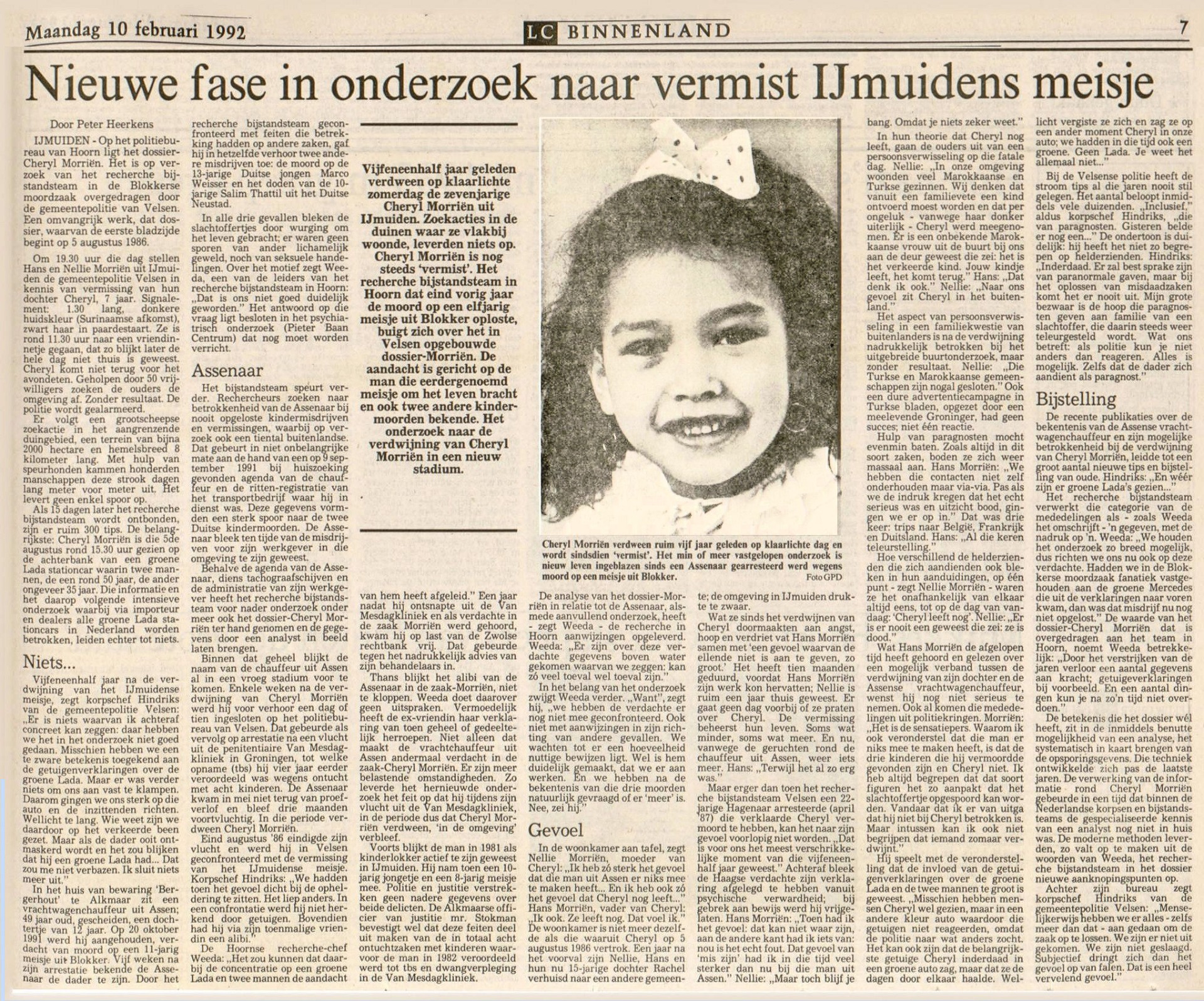 5½ jaar na verdwijning